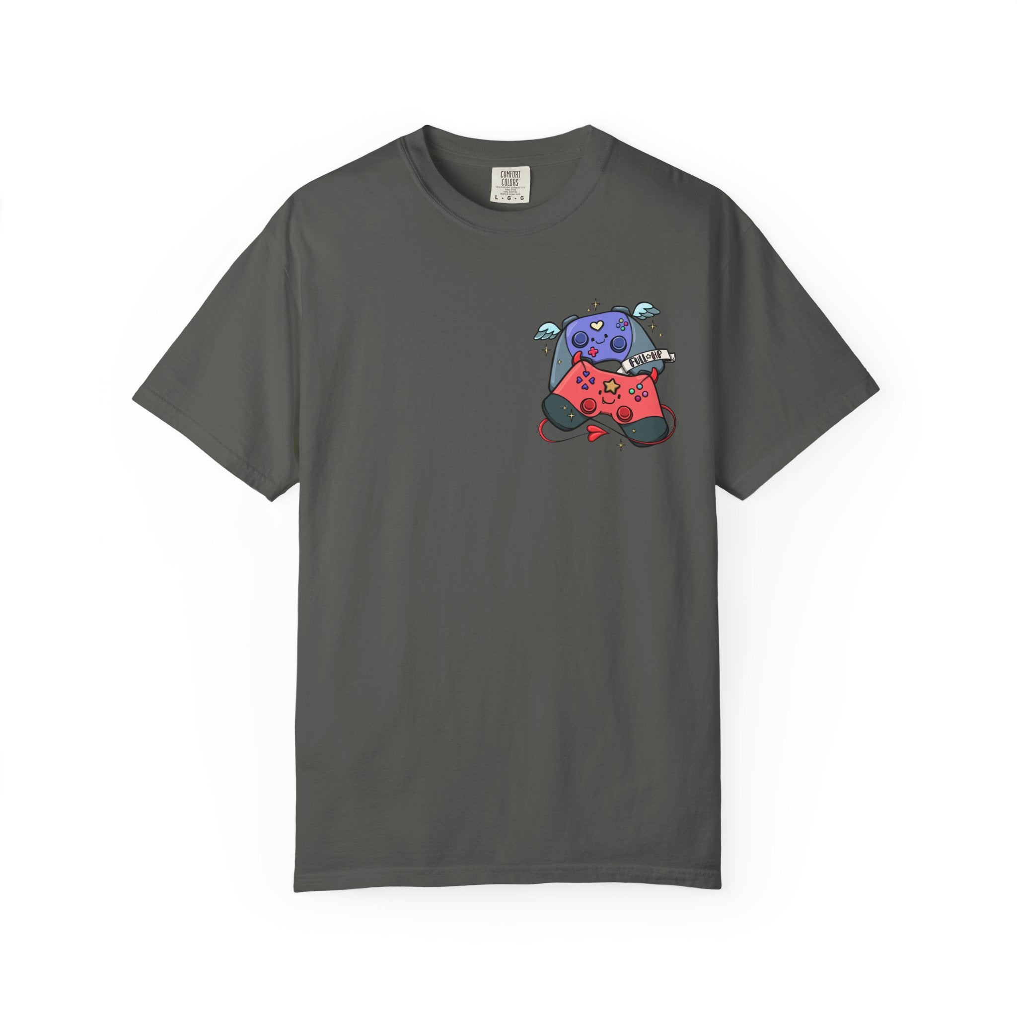 Cute Gamer Bear T-Shirt — Colorful Controller Graphic Tee