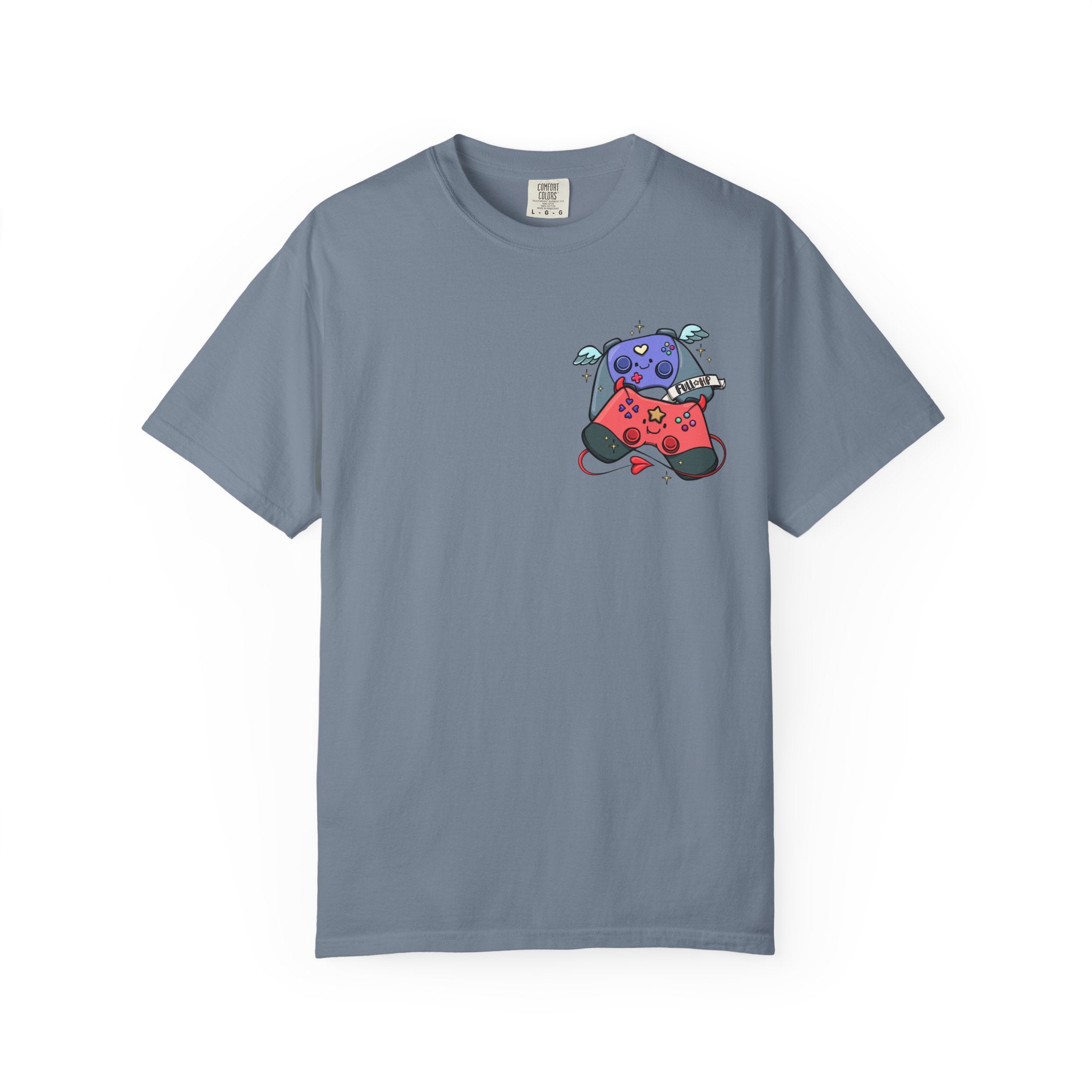 Cute Gamer Bear T-Shirt — Colorful Controller Graphic Tee