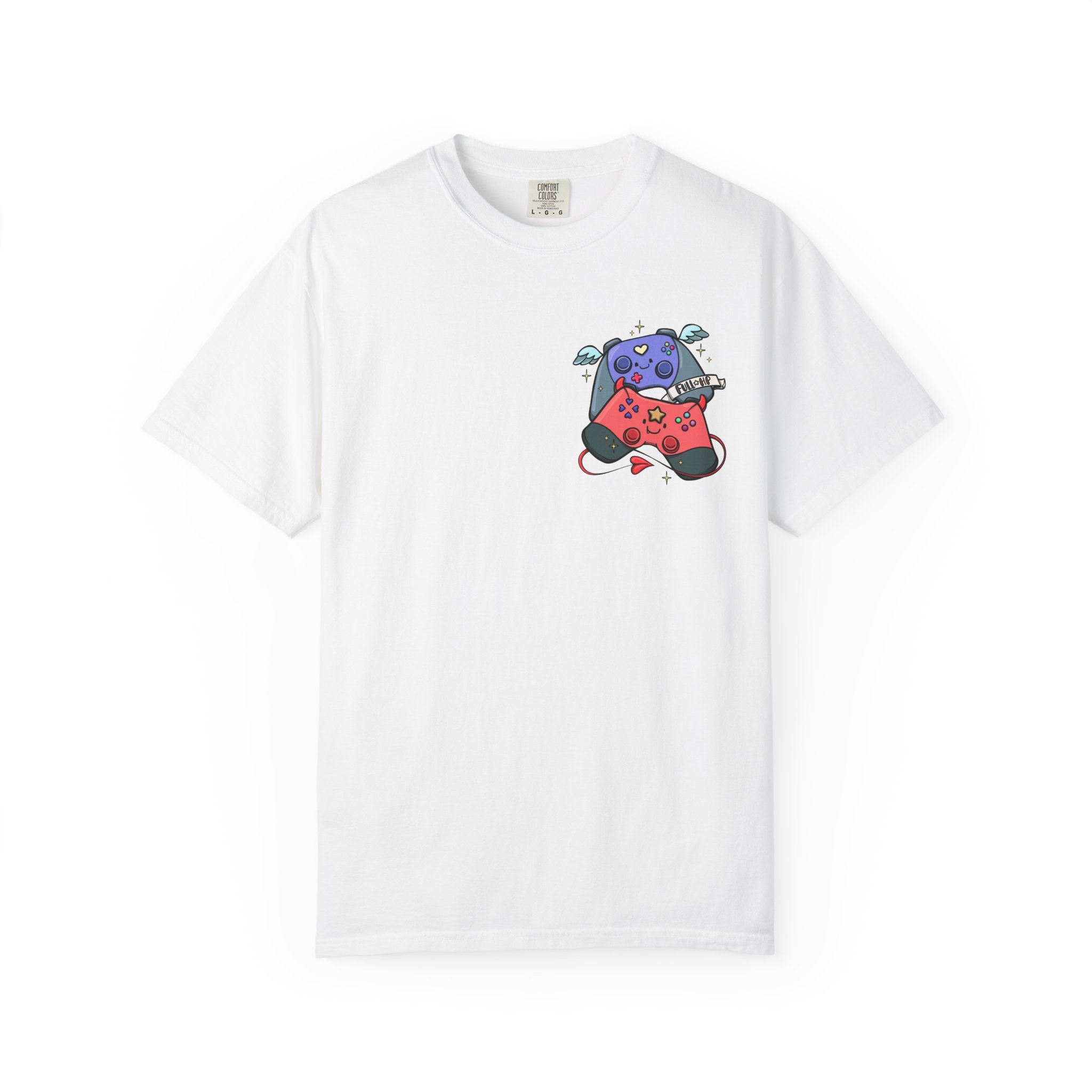Cute Gamer Bear T-Shirt — Colorful Controller Graphic Tee