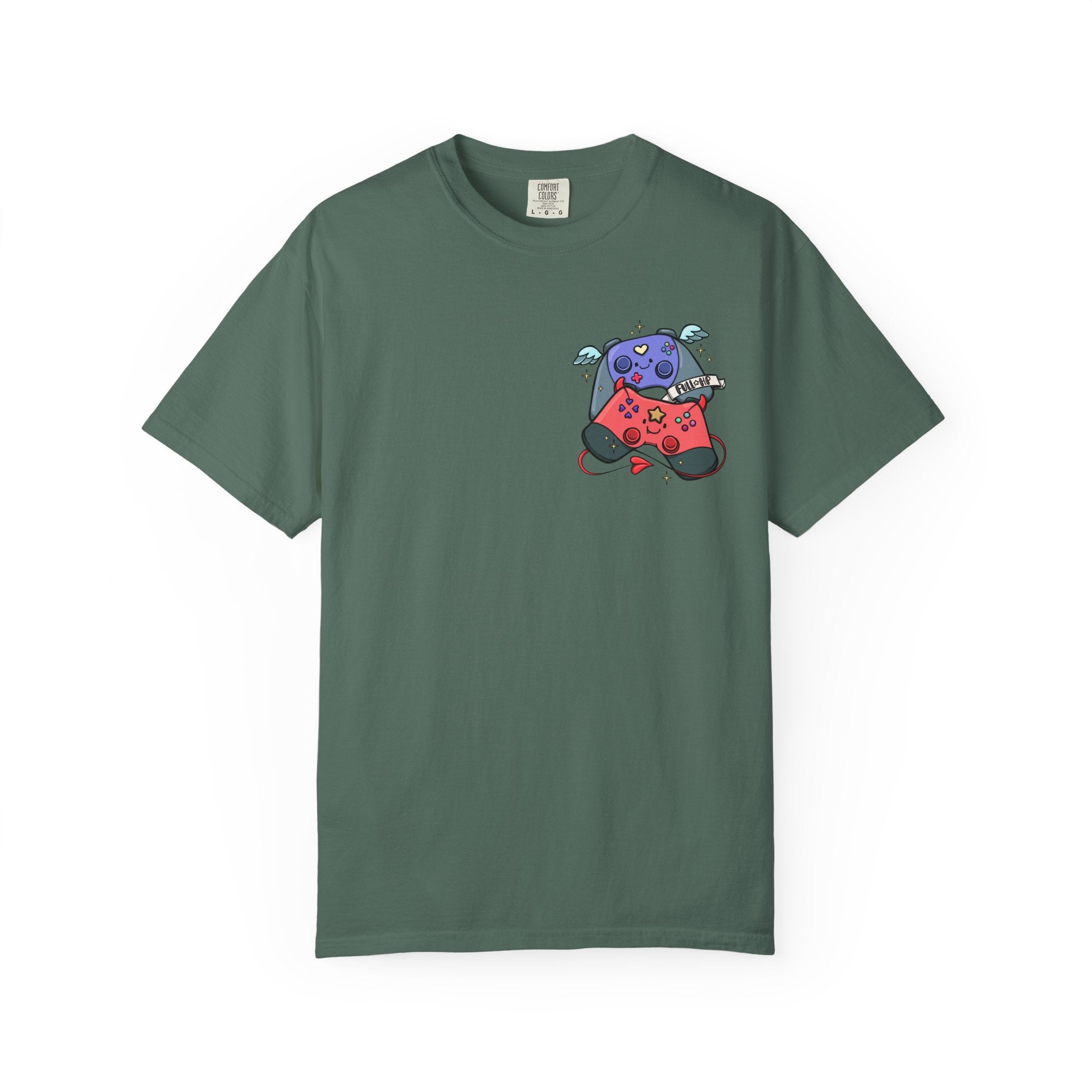Cute Gamer Bear T-Shirt — Colorful Controller Graphic Tee