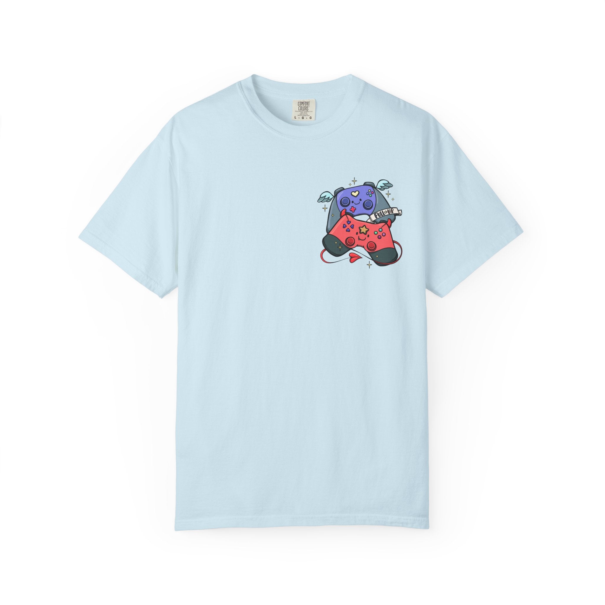 Cute Gamer Bear T-Shirt — Colorful Controller Graphic Tee