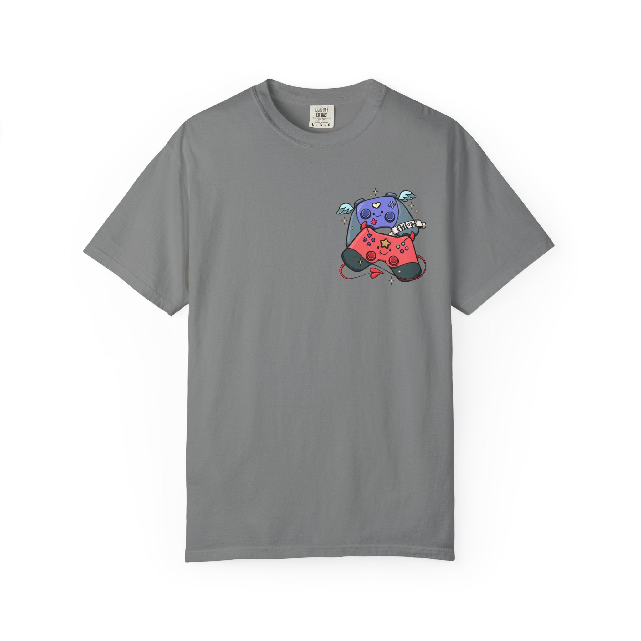 Cute Gamer Bear T-Shirt — Colorful Controller Graphic Tee