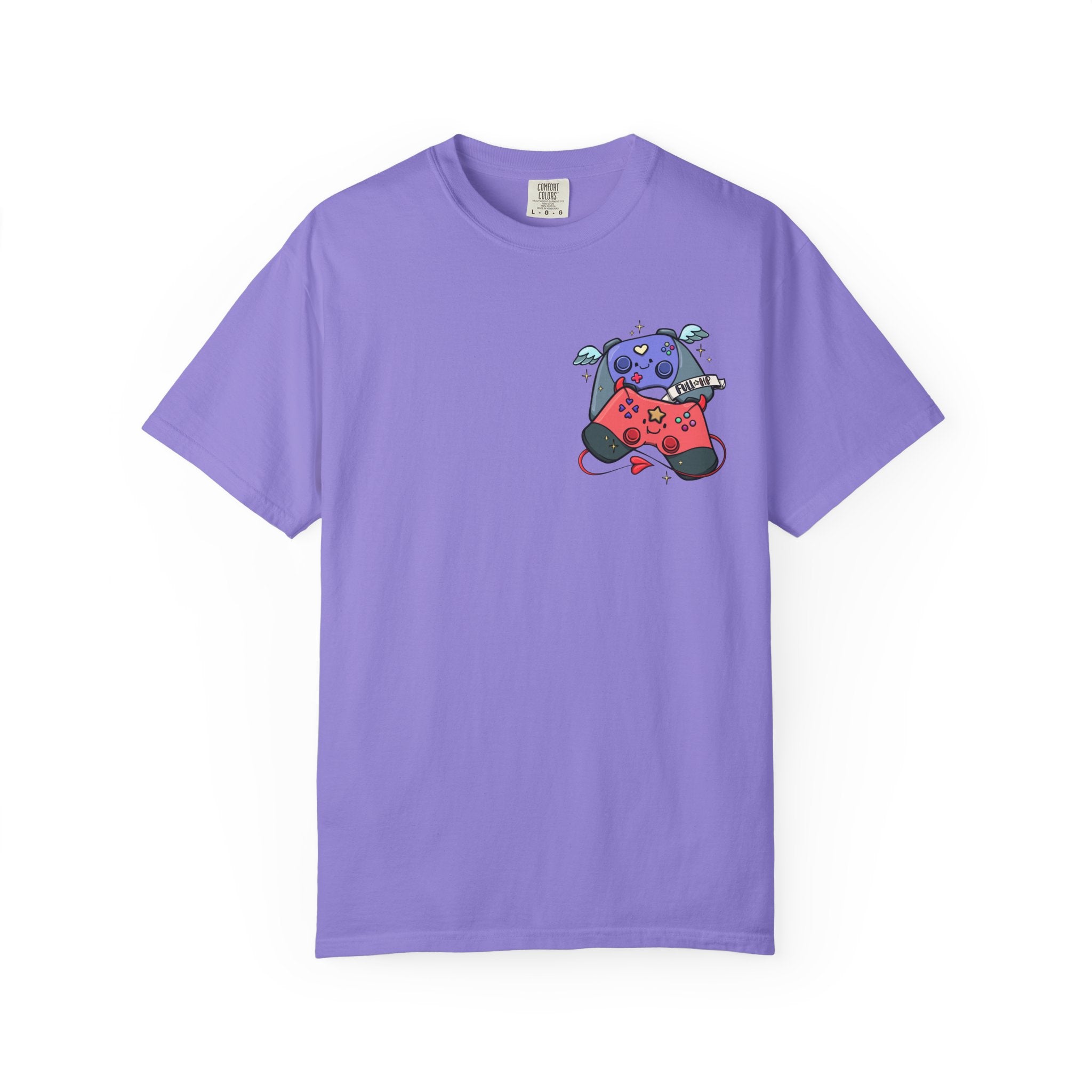 Cute Gamer Bear T-Shirt — Colorful Controller Graphic Tee